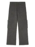 Alanui ribbed side-pocket trousers - Grey
