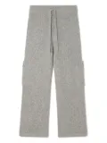 Alanui drawstring knitted trousers - Grey