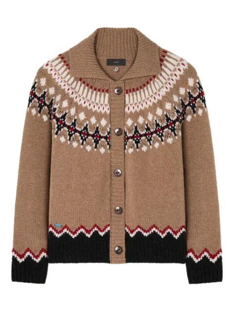 Alanui Sweet Winter fair-isle wool cardigan