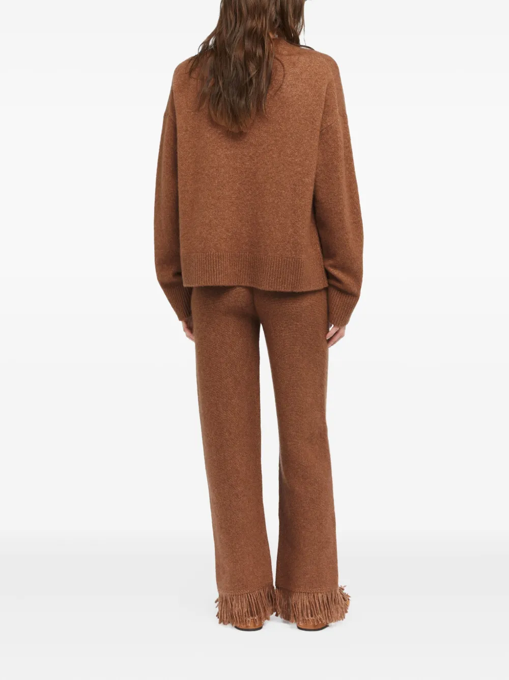 Alanui crew-neck sweater Bruin