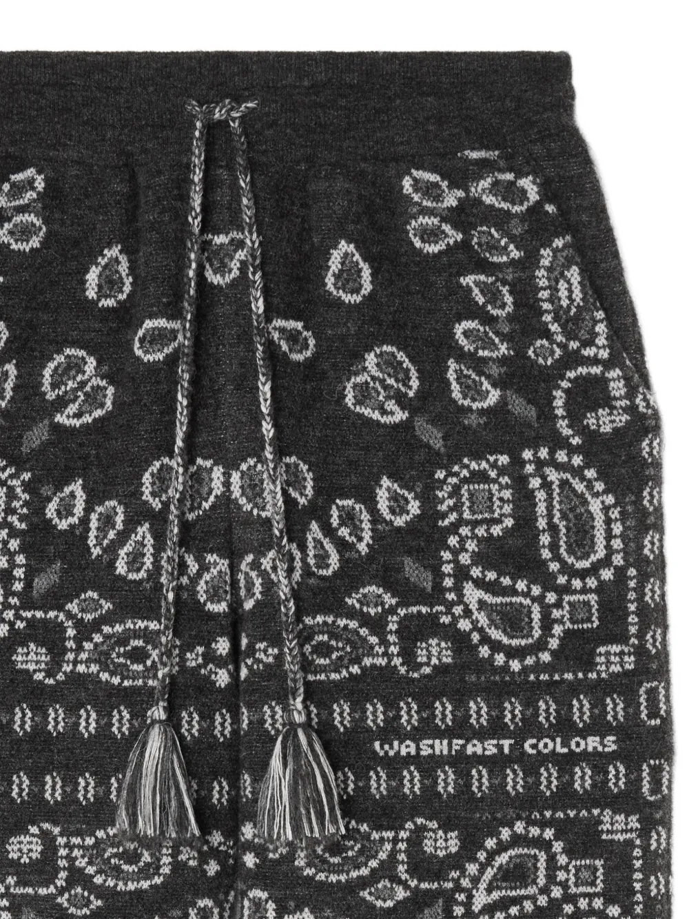 Alanui Broek met bandana jacquard Grijs