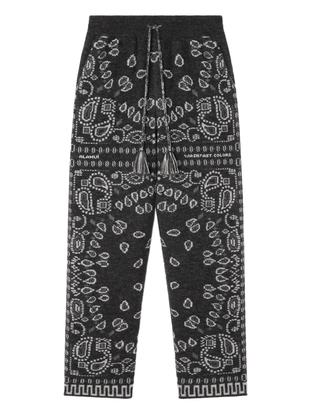 Alanui Broek met bandana jacquard Grijs
