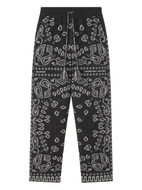Alanui bandana-jacquard trousers