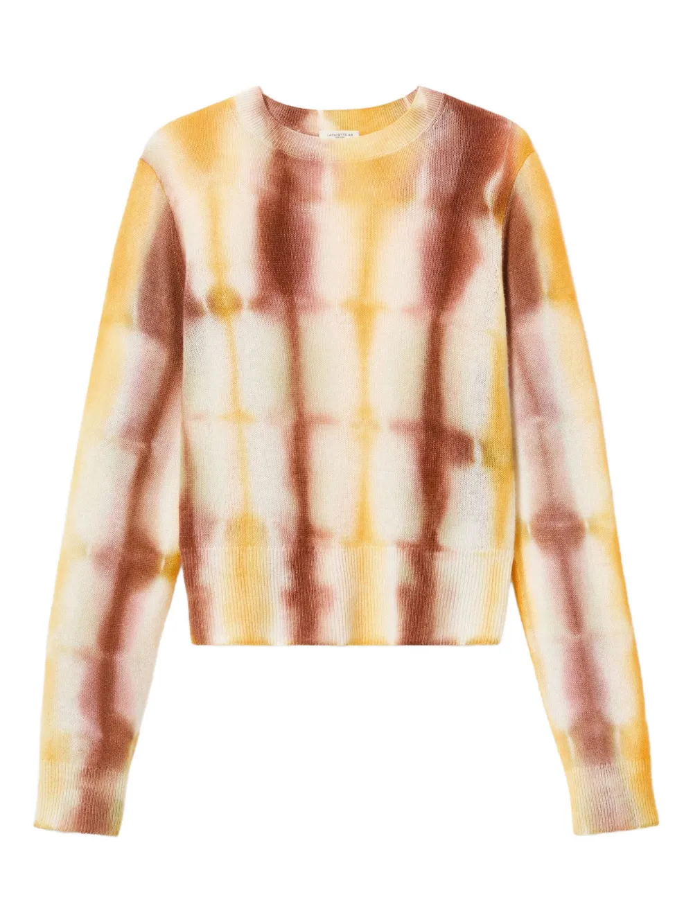 tie-dye crewneck sweater