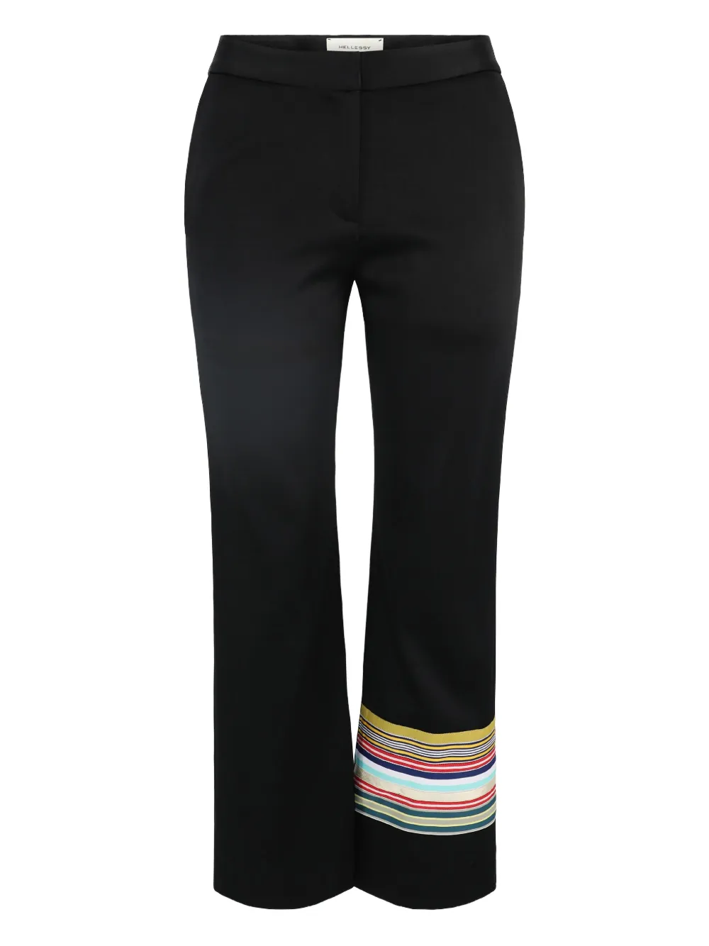 Hellessy Loic Stripe-detail Trousers In Black