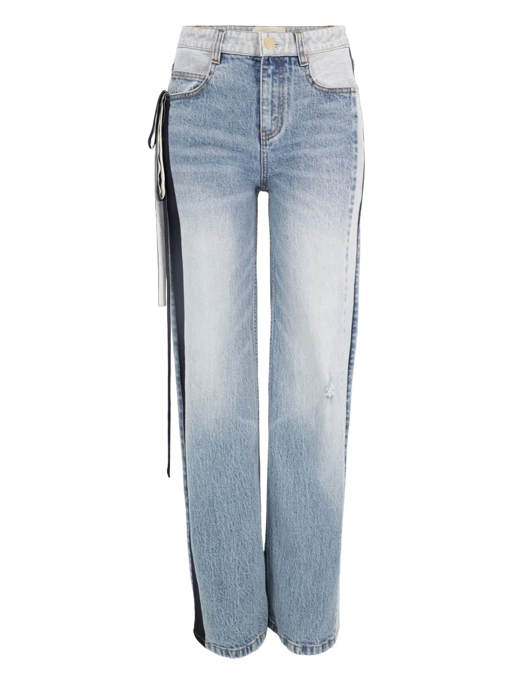 Ben panelled distressed jeans