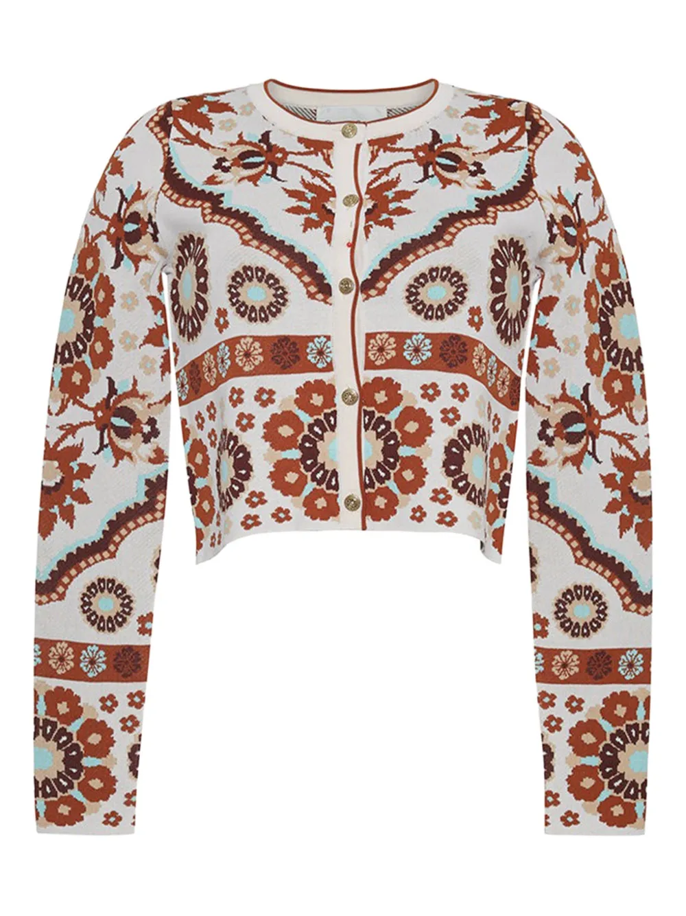 Ila floral-pattern button cardigan