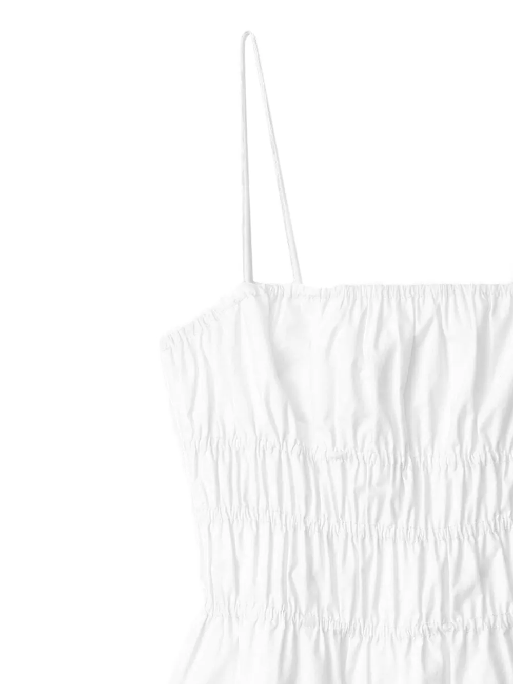 STAUD Top met ruches - Wit