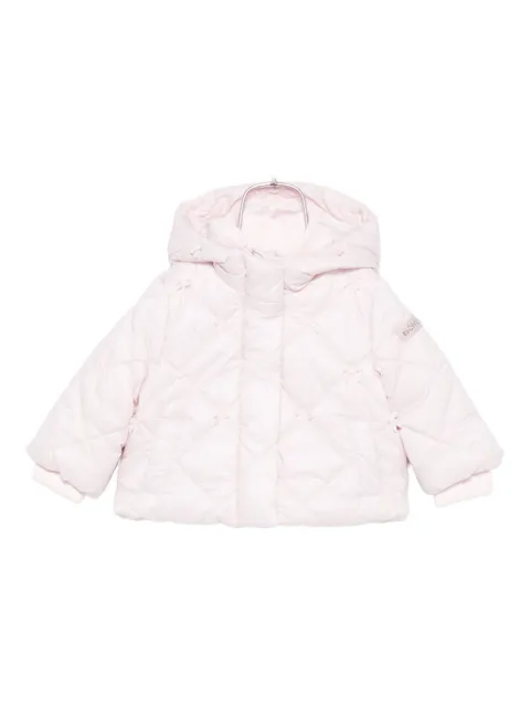 Monnalisa quilted hooded jacket