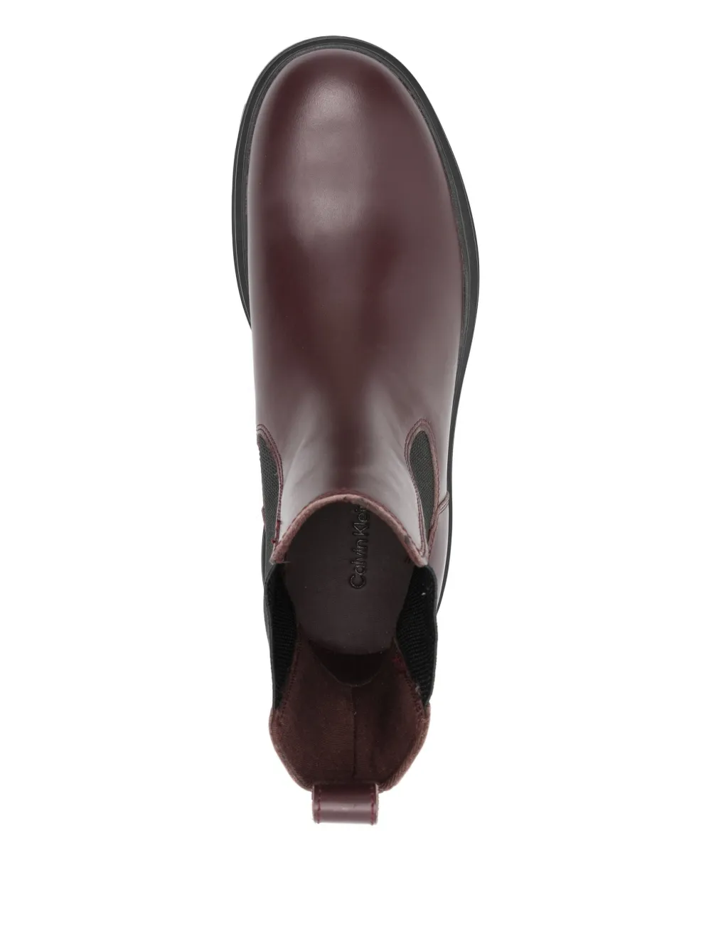 Calvin Klein Jeans Est.1978 Lugged Chelsea Boot In Brown