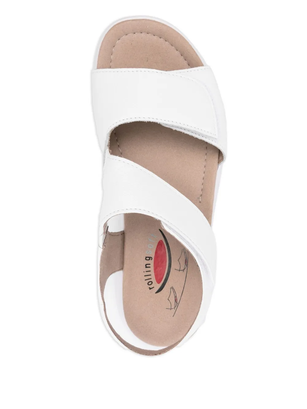 GABOR Leren sandalen Wit