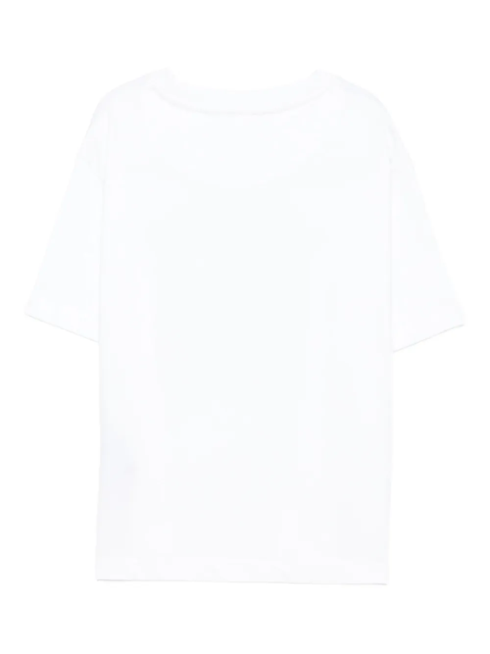 John Richmond Junior floral-dragon print T-shirt Wit