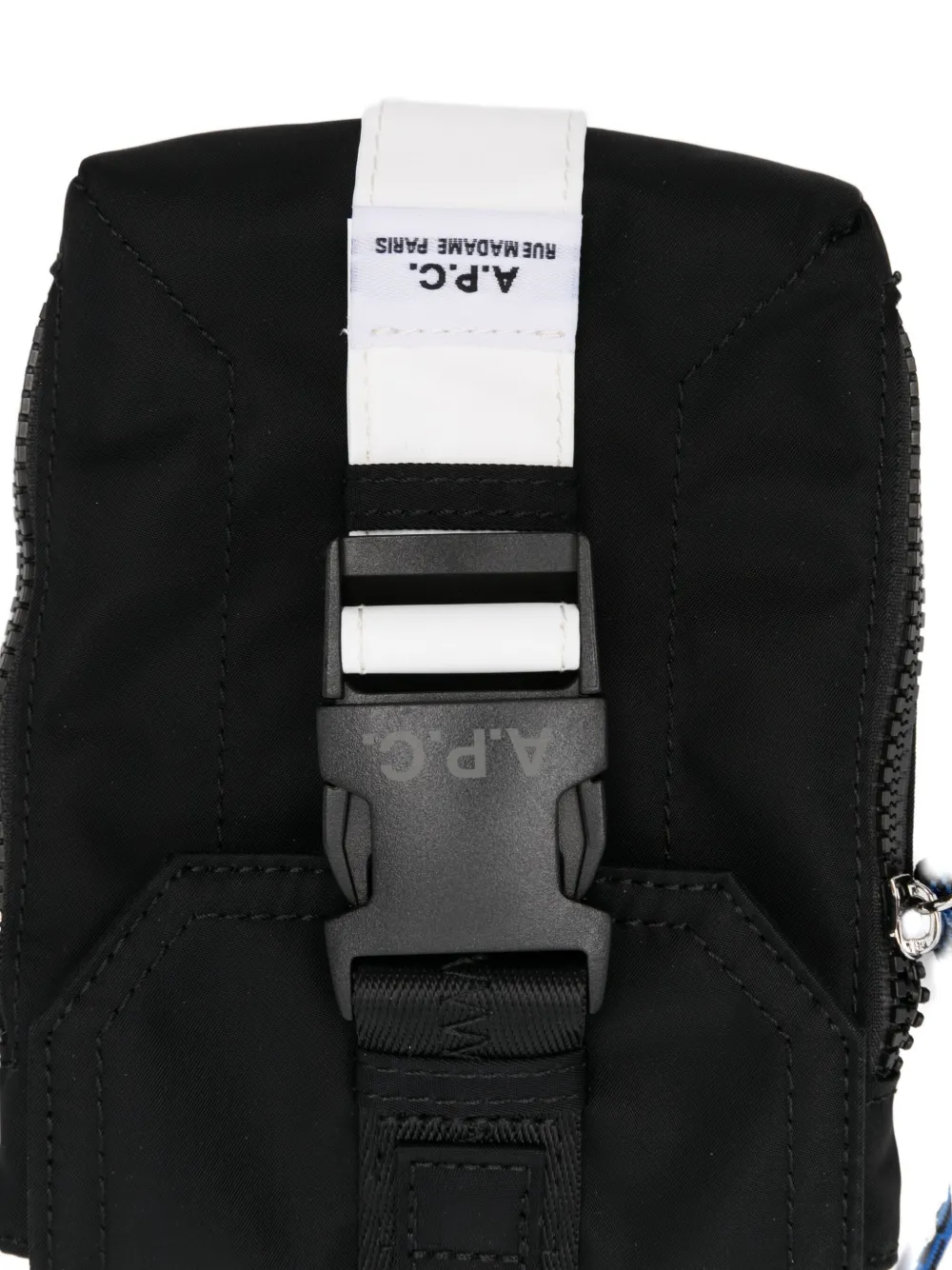 A.P.C. Crossbodytas met gesp Zwart