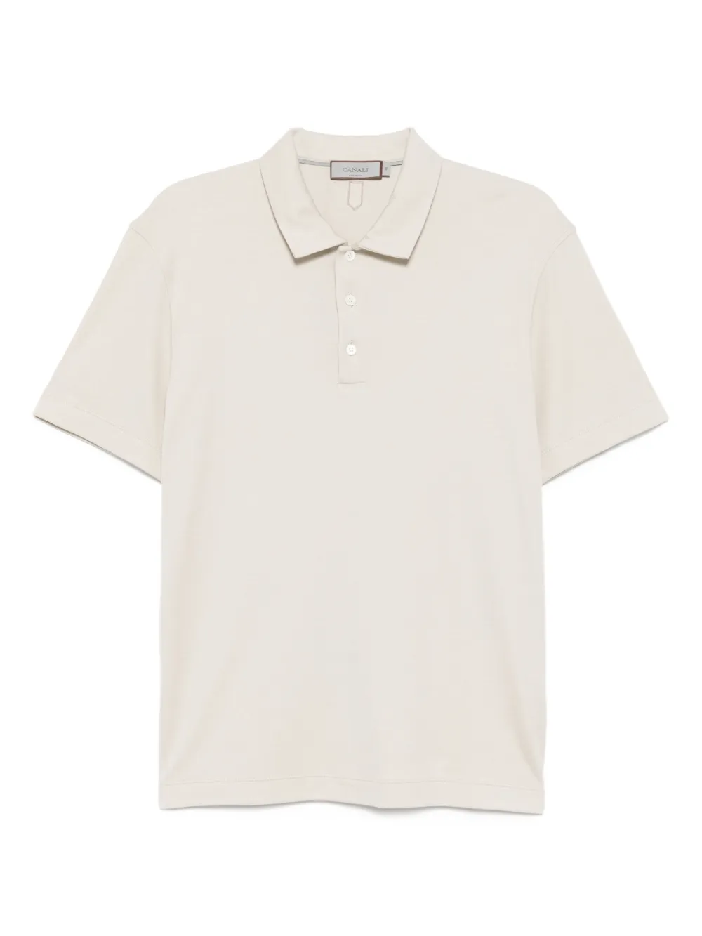 Canali Poloshirt van katoenblend Beige