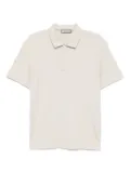 Canali cotton-blended polo shirt - Neutrals