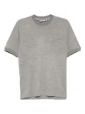 Canali wool T-shirt - Grey