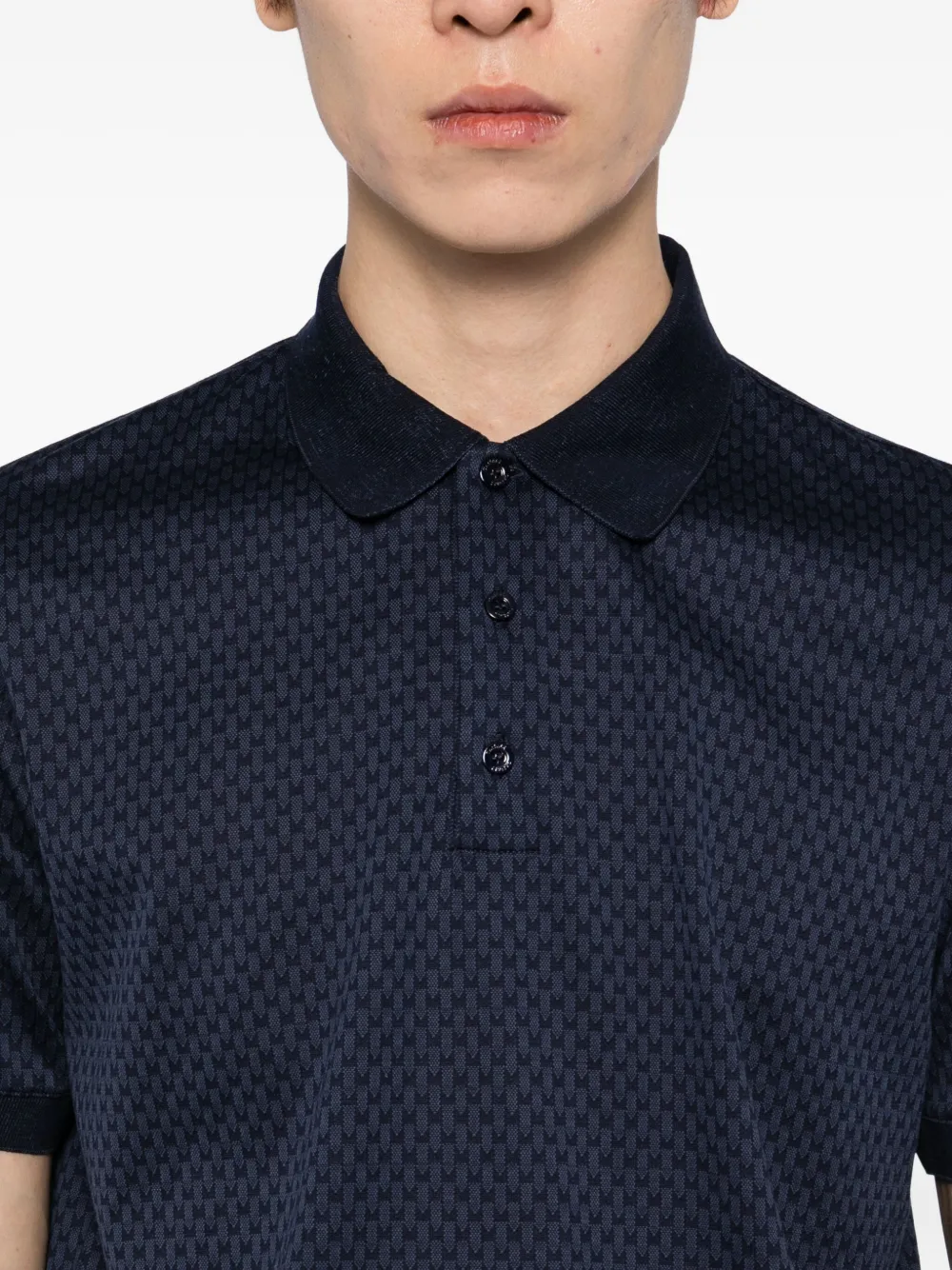 Canali Katoenen poloshirt Blauw