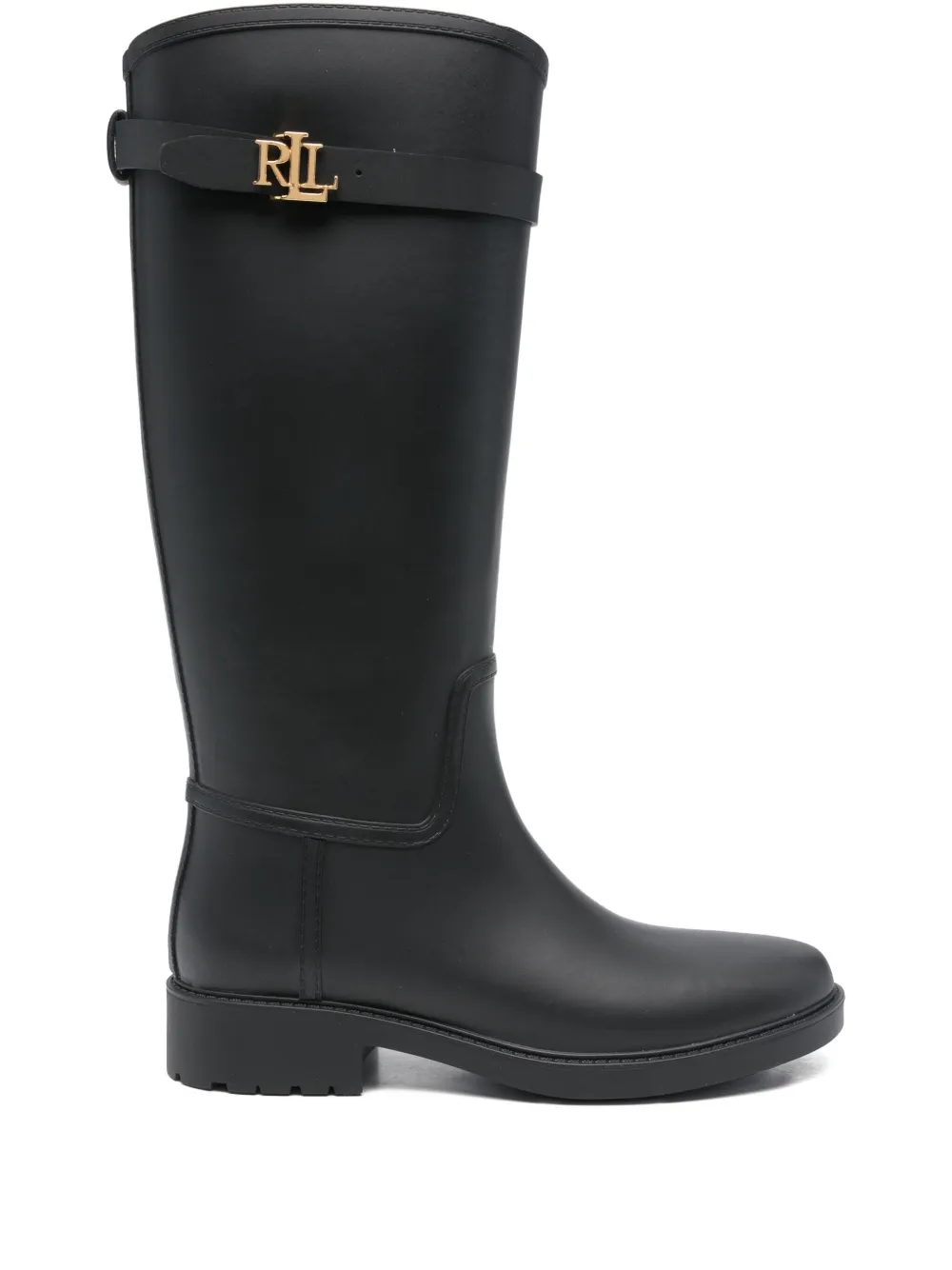Lauren Ralph Lauren 35mm Portiah buckle weather boot - ブラック Lauren Ralph Lauren 35mm Portiah buckle weather boot - ブラック