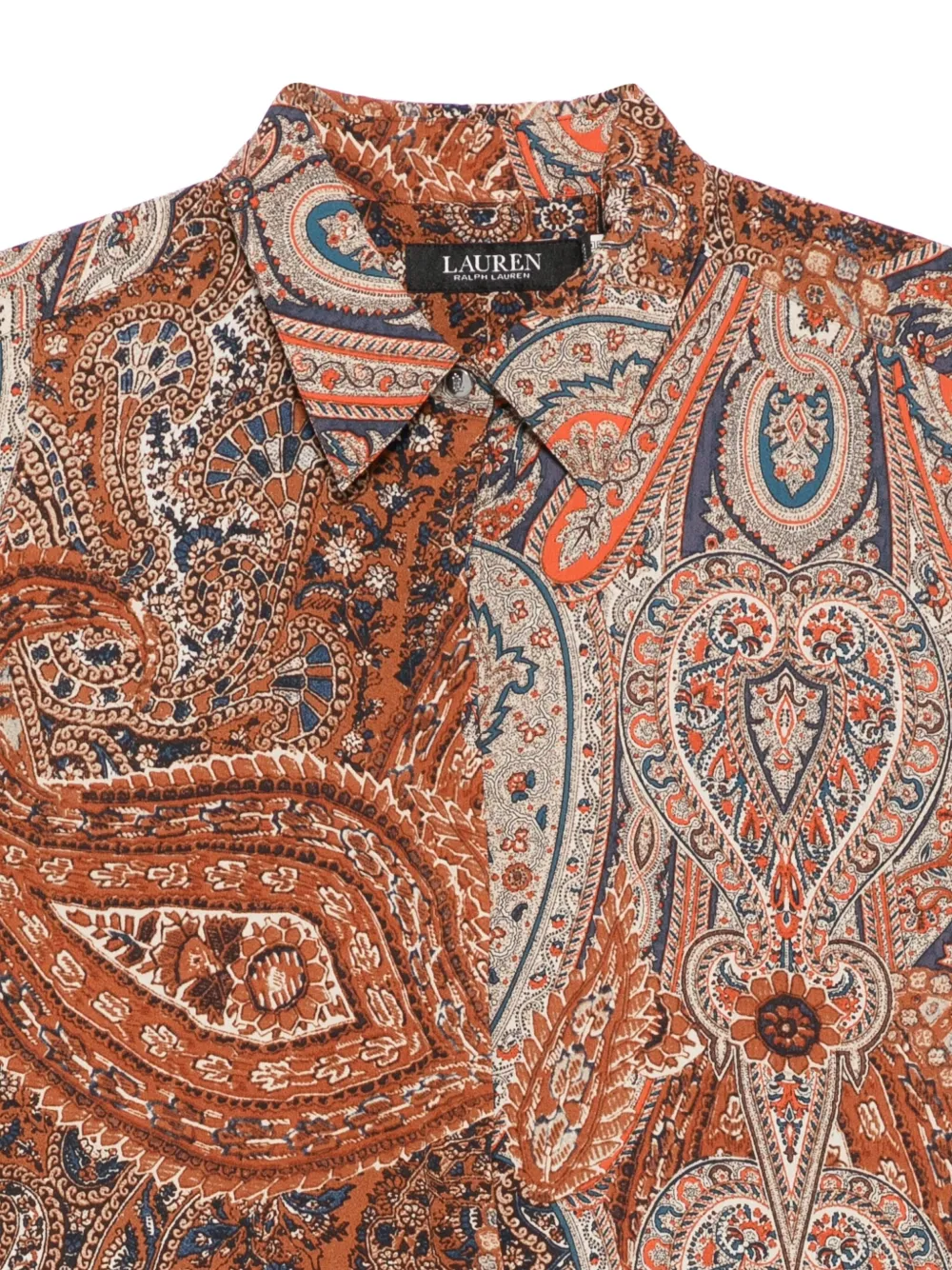 Ralph Lauren Paisley-print Shirt In Brown