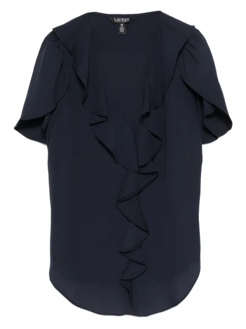 Lauren Ralph Lauren ruffle-detail short-sleeve blouse