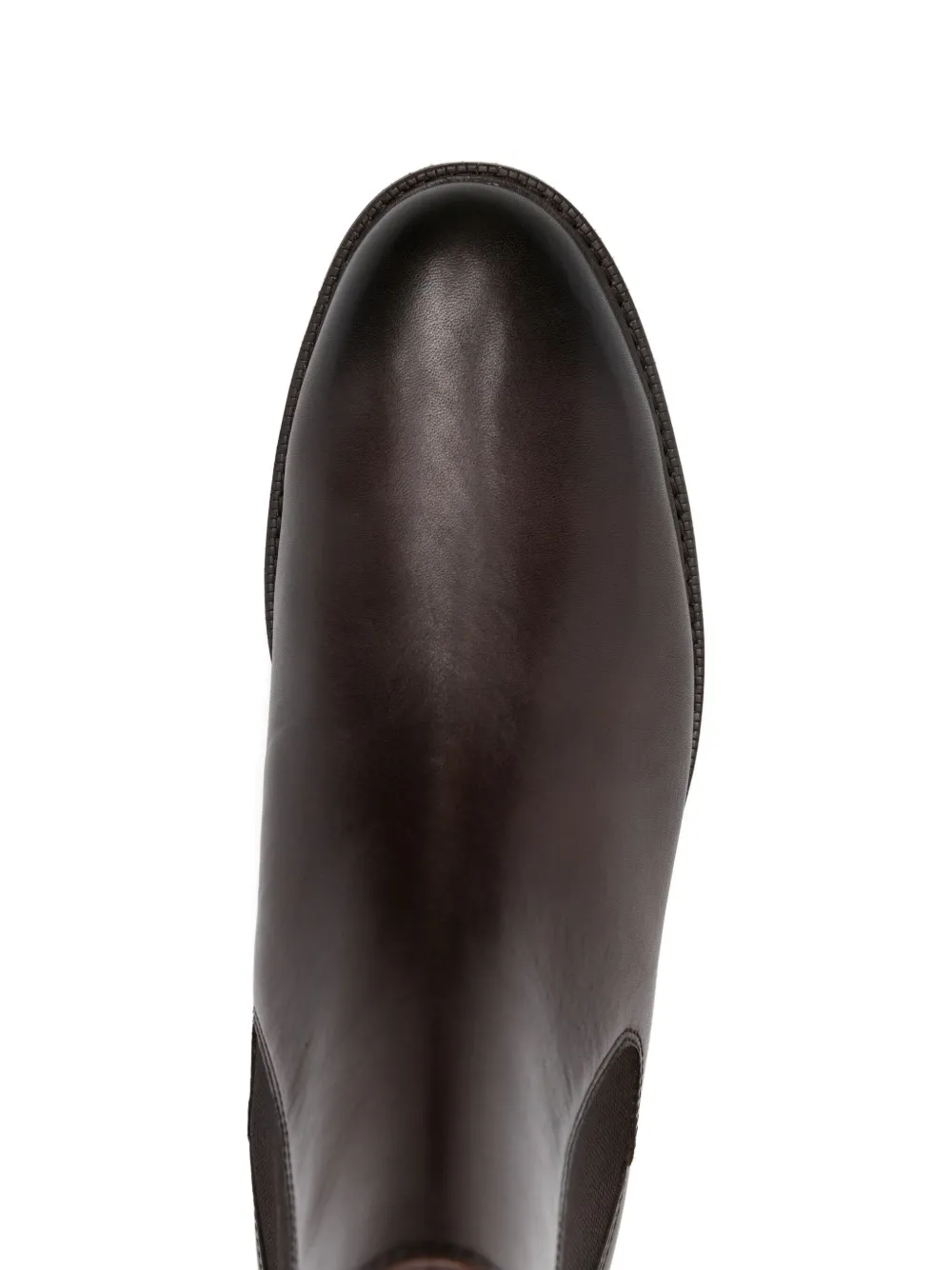 Polo Ralph Lauren Leather Chelsea Boots In Brown