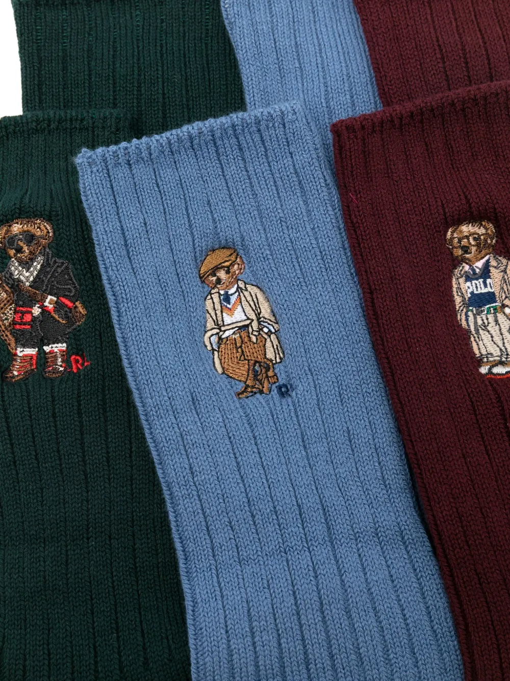 Polo Ralph Lauren Polo Bear ribbed socks | Image 2