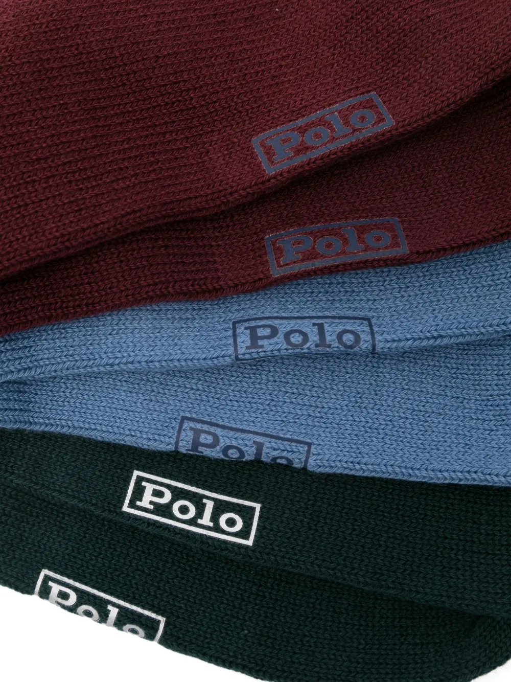 Polo Ralph Lauren Polo Bear geribbelde sokken Groen