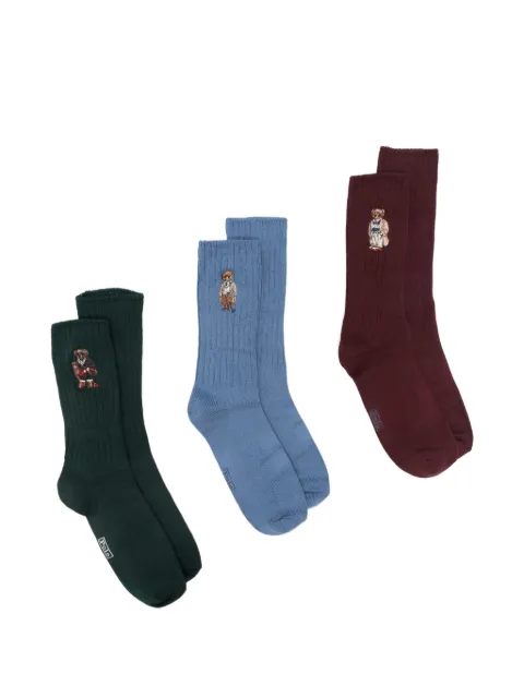 Polo Ralph Lauren Polo Bear ribbed socks
