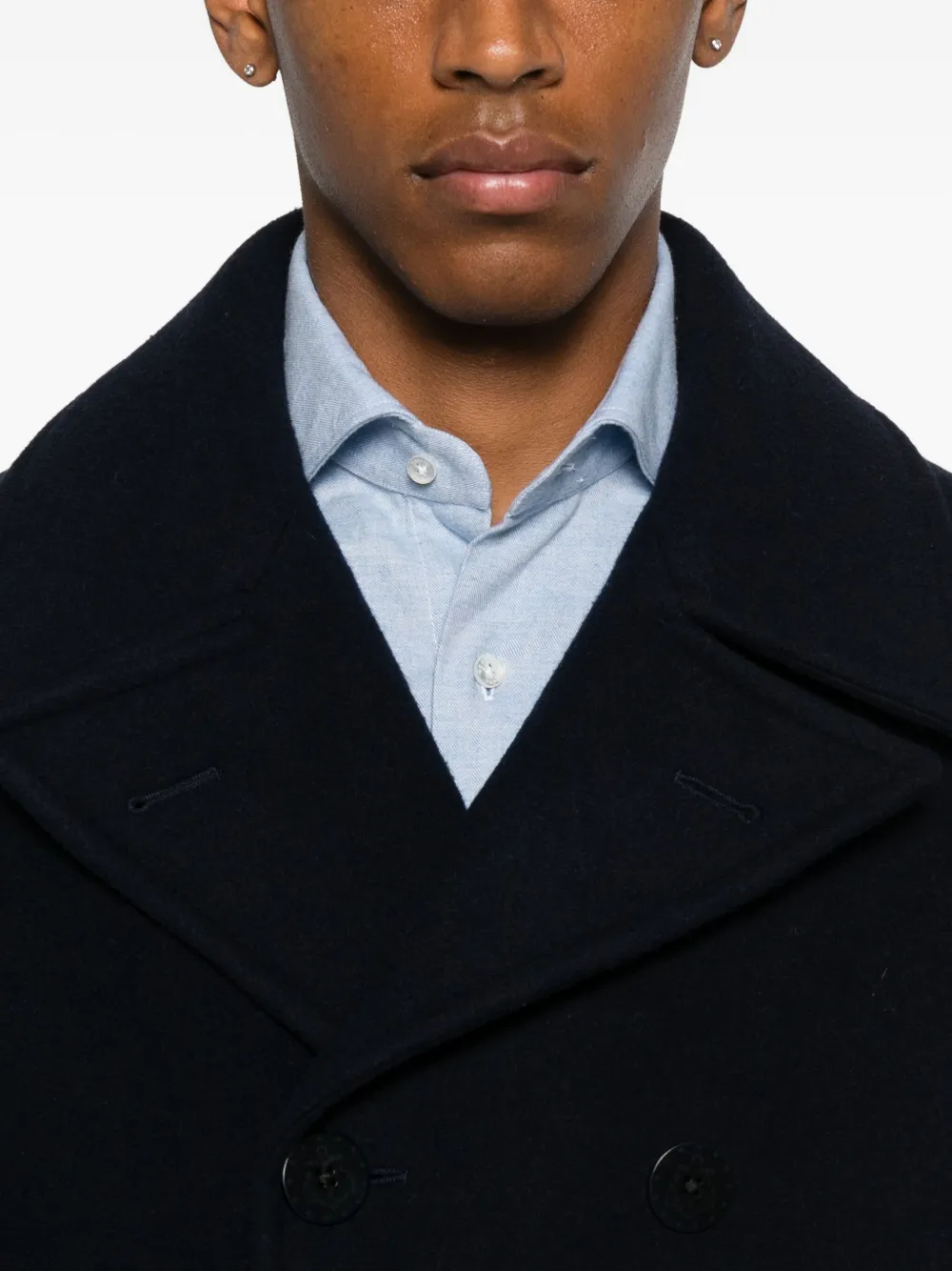 Polo Ralph Lauren Sailorjas met dubbele rij knopen Blauw