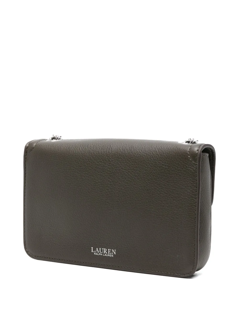 Ralph Lauren Chain-strap Flap Wallet In Green