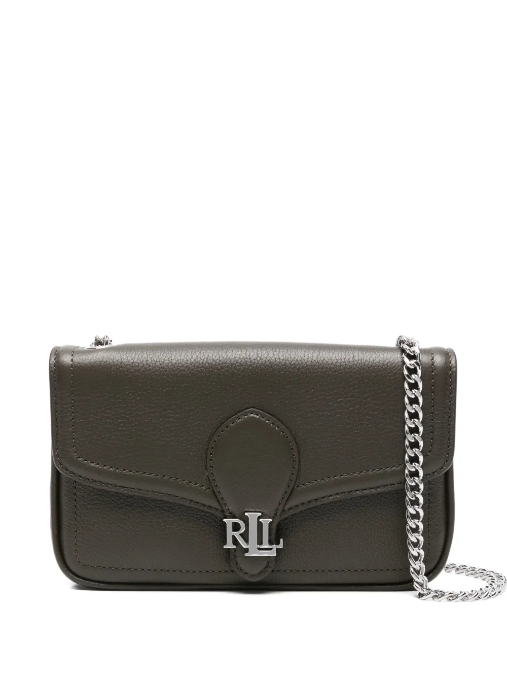 Ralph Lauren Chain-strap Flap Wallet In Green