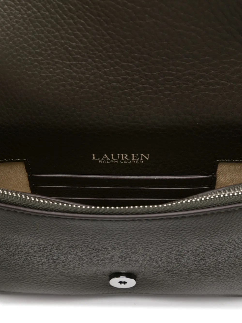 Ralph Lauren Chain-strap Flap Wallet In Green