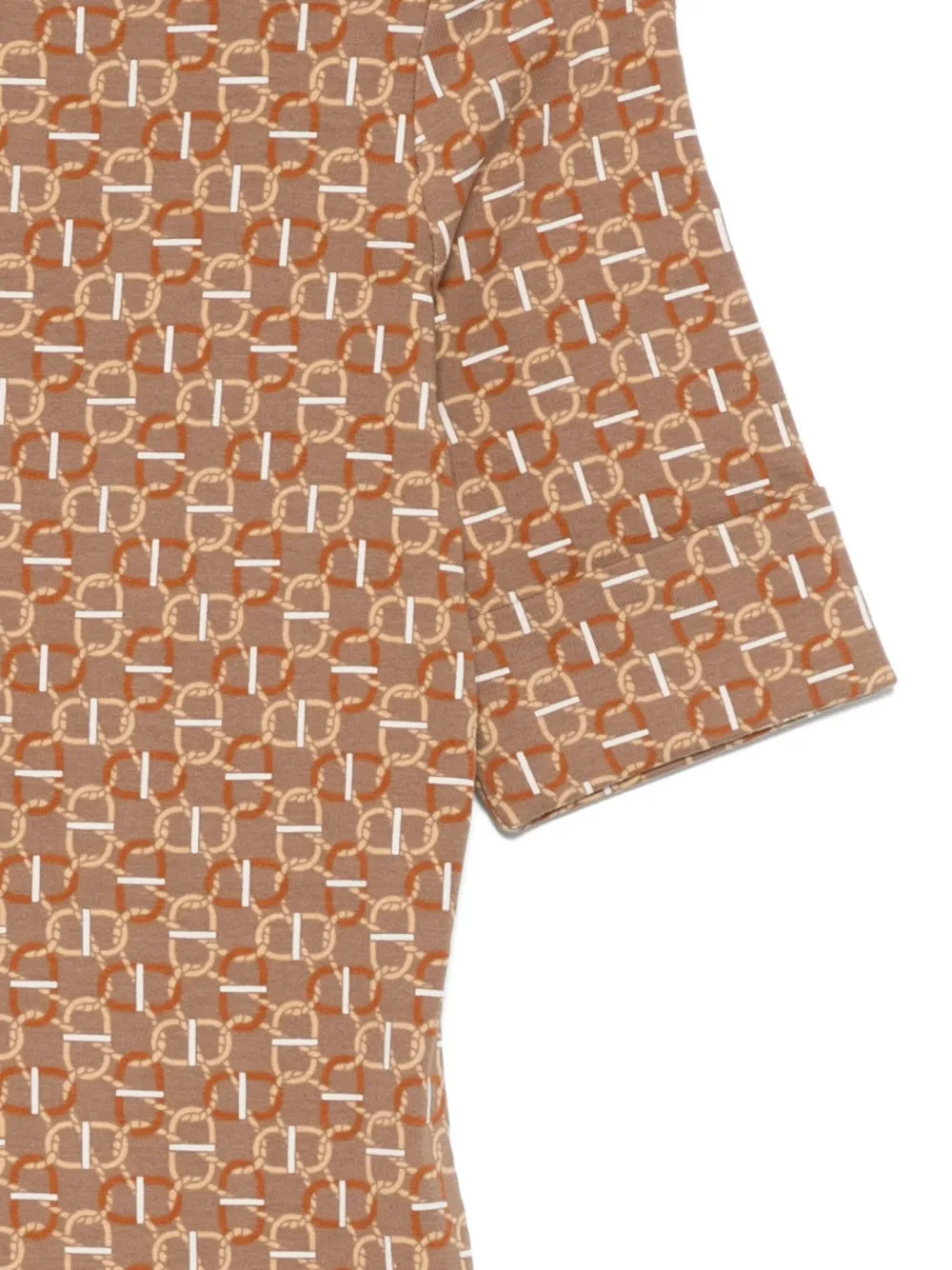 Lauren Ralph Lauren T-shirt met patroon Bruin