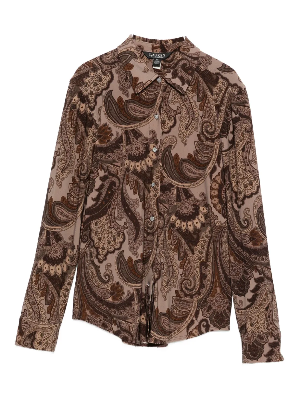 Ralph Lauren Paisley-print Shirt In Brown