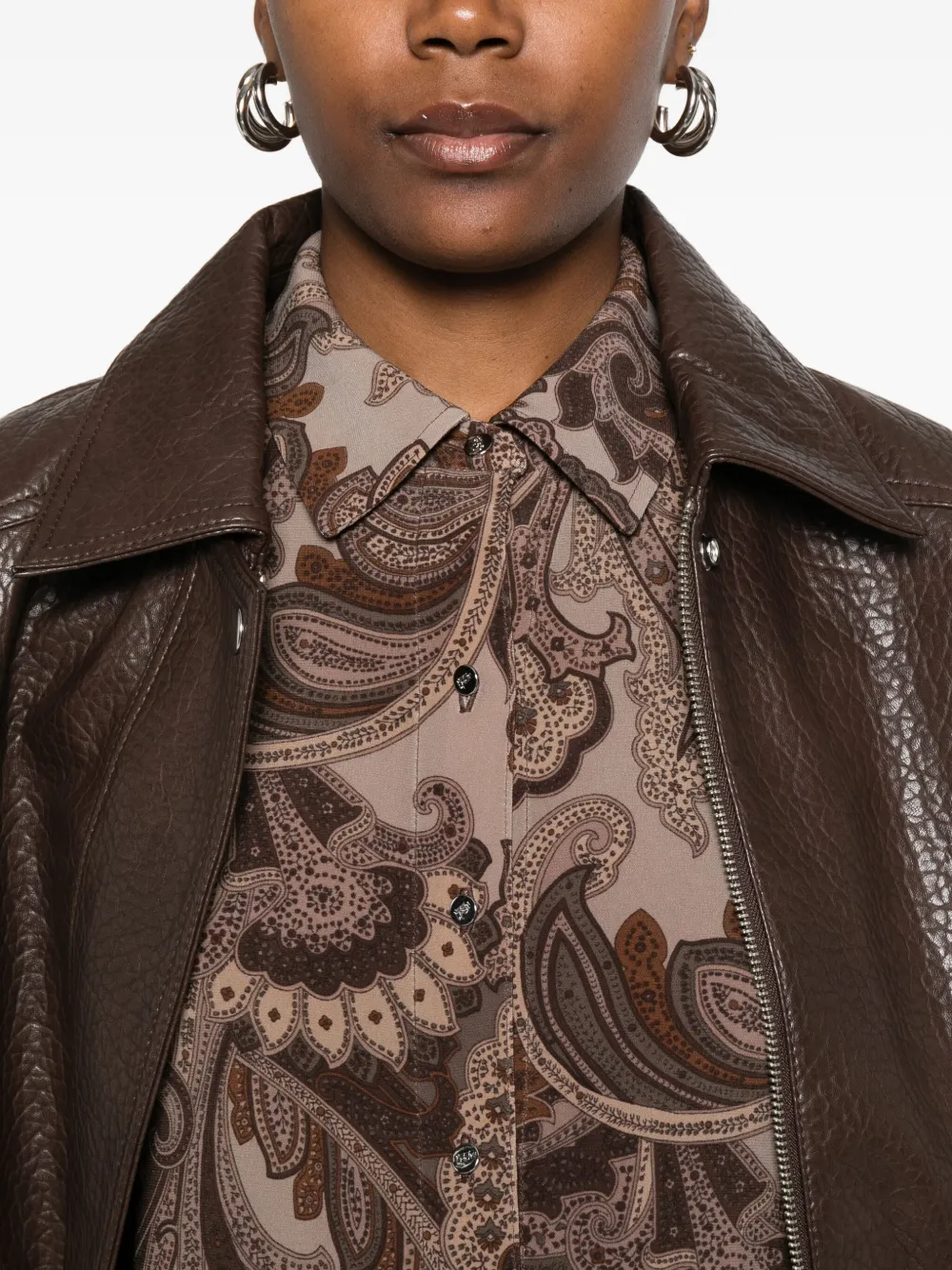 Ralph Lauren Paisley-print Shirt In Brown