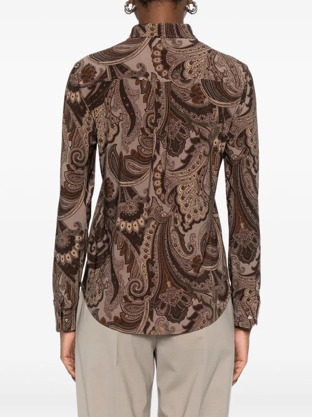 Lauren Ralph Lauren Blouse met paisley-print Bruin
