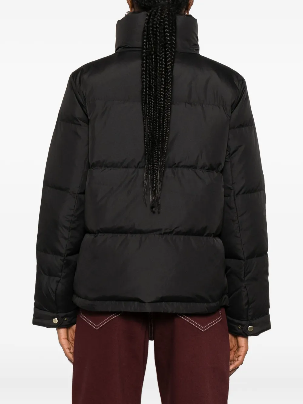 Ralph Lauren Crest-appliqué Puffer Jacket In Black