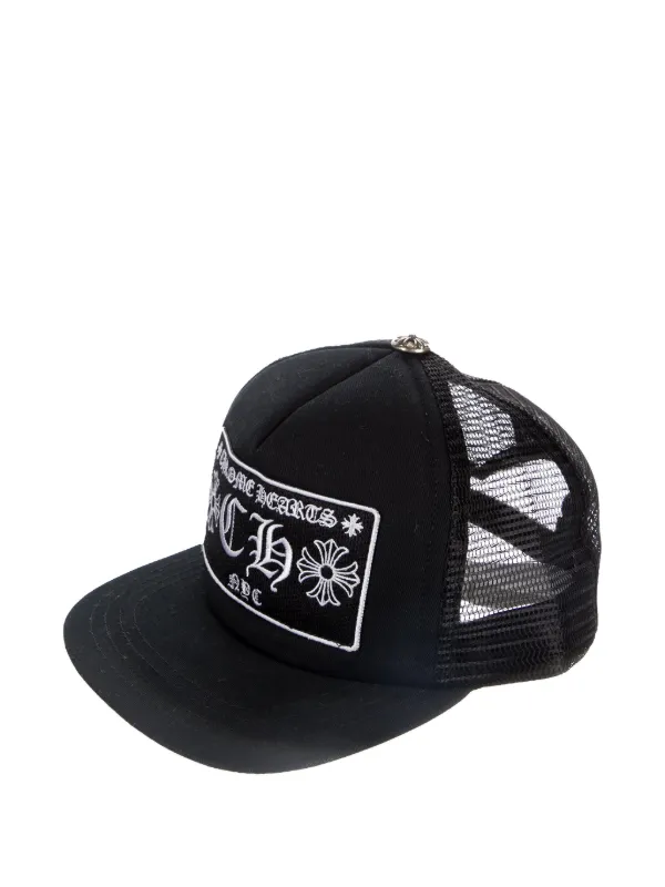 Chrome Hearts New York City Trucker Cap | Black | FARFETCH
