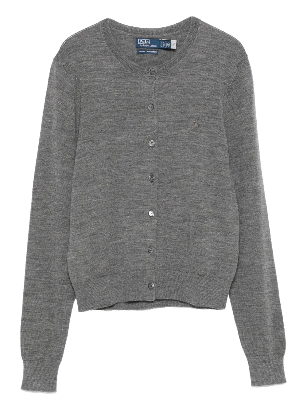Polo Ralph Lauren button-front wool cardigan | Grey | Image 1