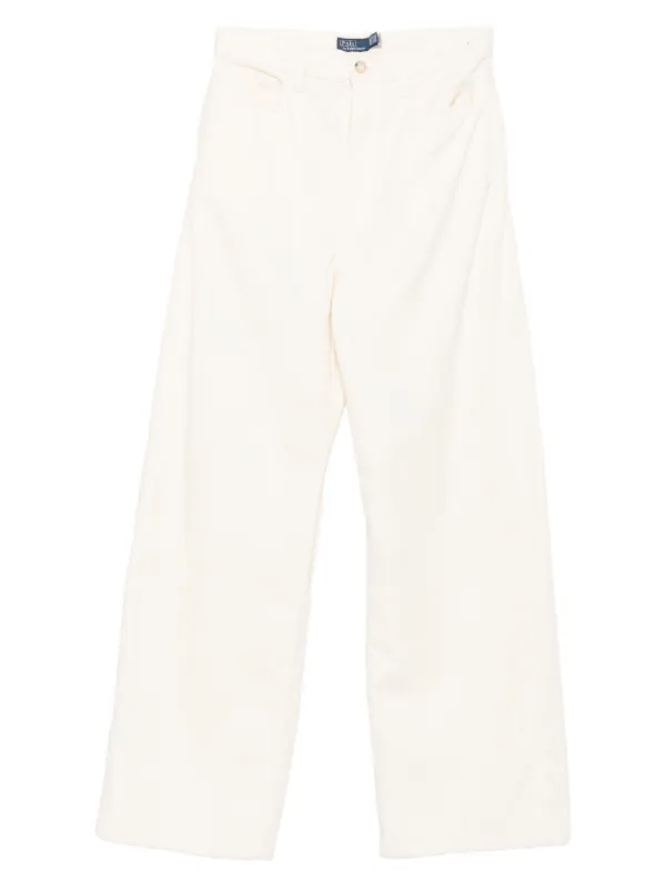 Polo Ralph Lauren Cotton Trousers in White