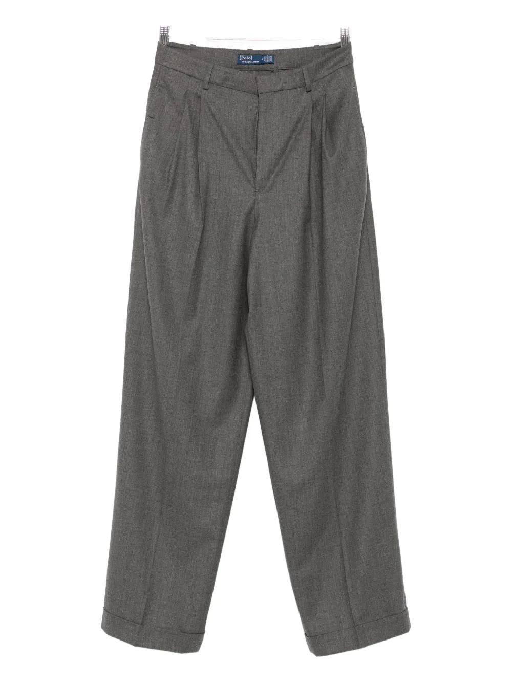 Polo Ralph Lauren pleated-cuffed trousers - Grigio