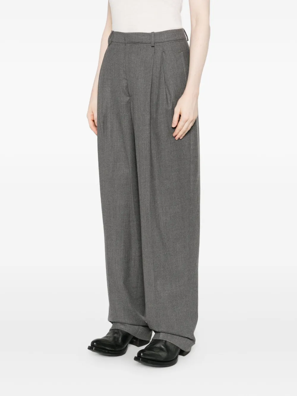 Polo Ralph Lauren Broek met geplooide cuffs Grijs