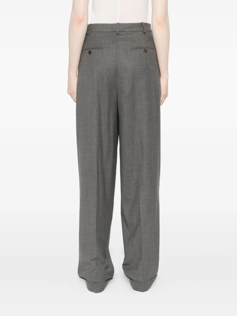 Polo Ralph Lauren Broek met geplooide cuffs Grijs