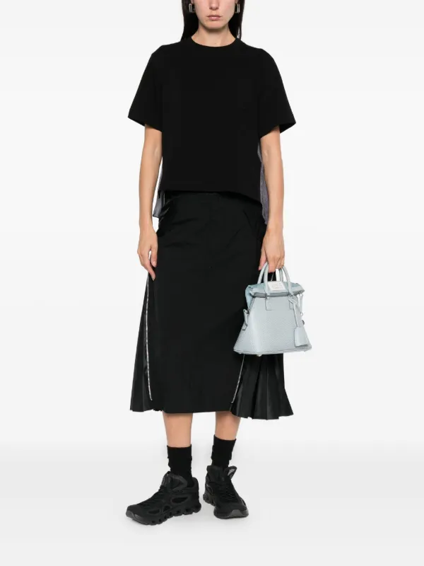 sacai レイヤードTシャツ Sacai レイヤード Tシャツ | ブラック | FARFETCH JP