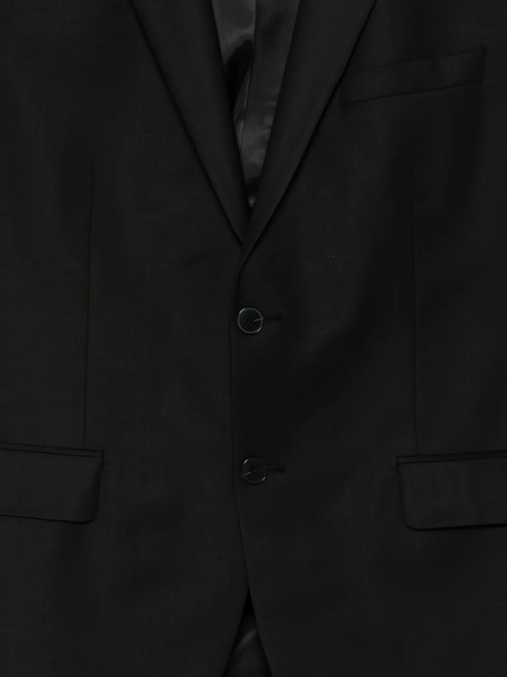 Karl Lagerfeld Clever Wool Blazer In Black