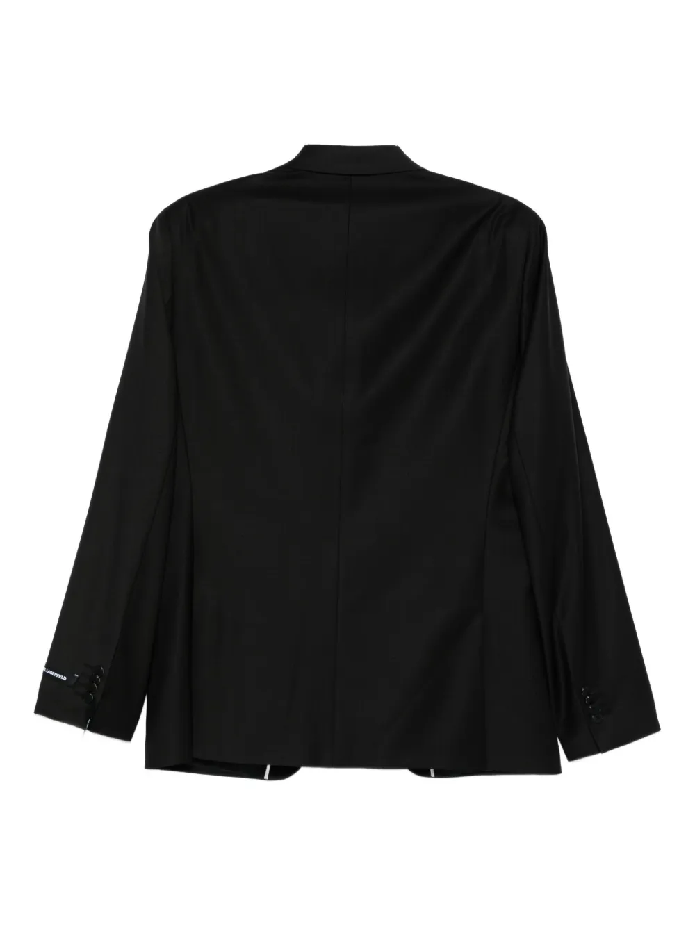 Karl Lagerfeld Clever Wool Blazer In Black
