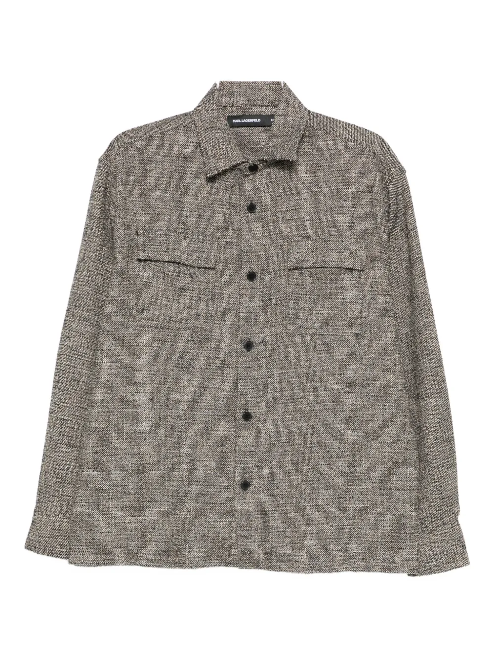 Karl Lagerfeld long-sleeve shirt | Black | Image 1