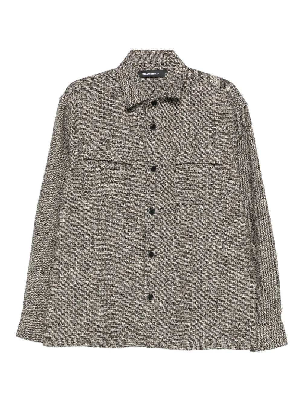 Karl Lagerfeld long-sleeve shirt - Nero