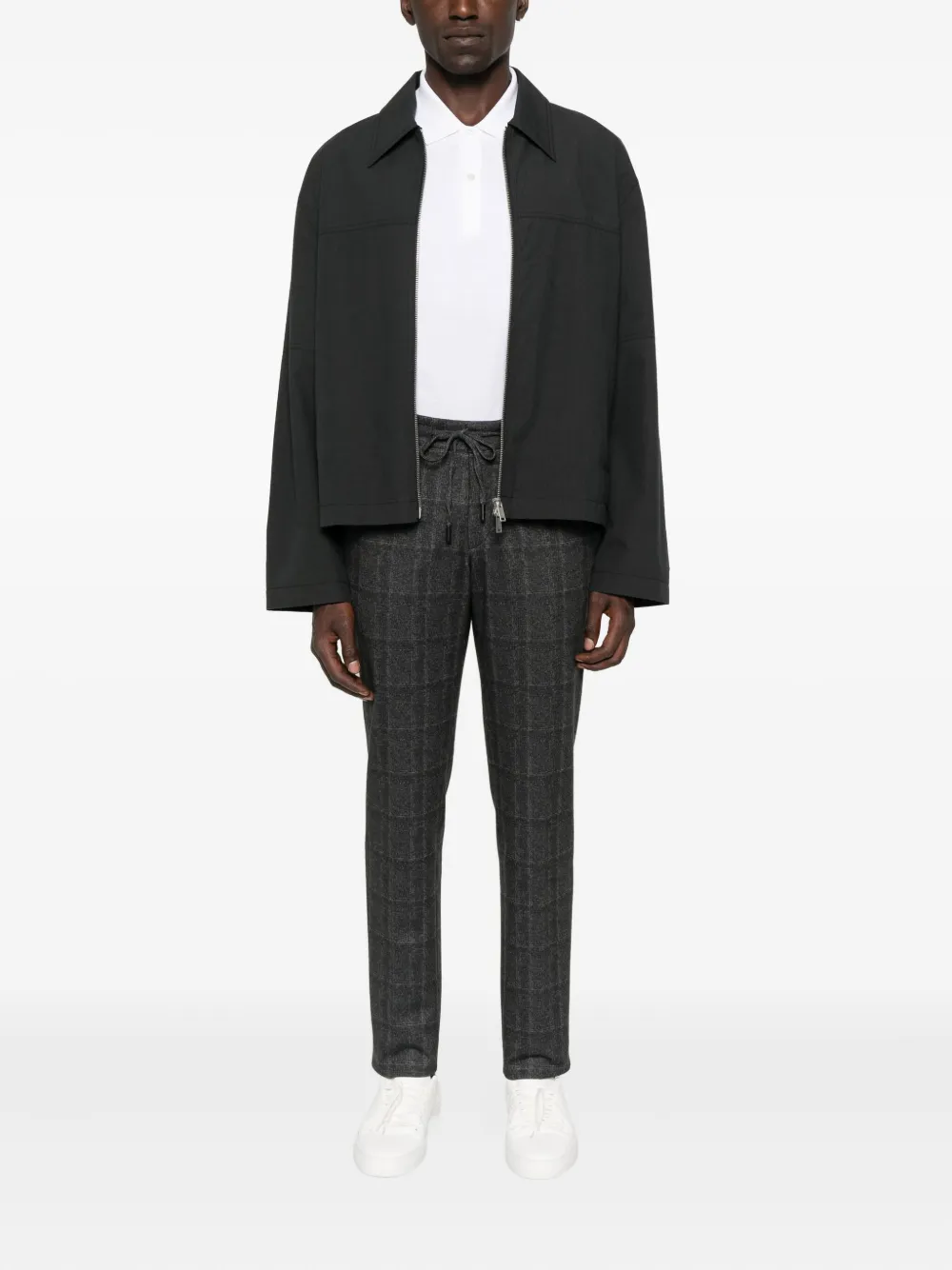 Karl Lagerfeld Broek met trekkoord Zwart