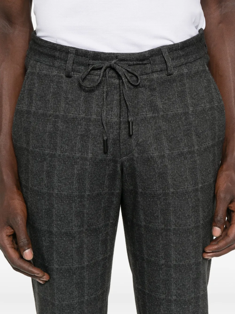 Karl Lagerfeld Broek met trekkoord Zwart